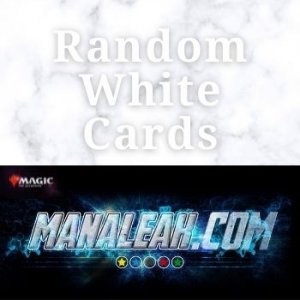 20 x Foil White MTG Cards